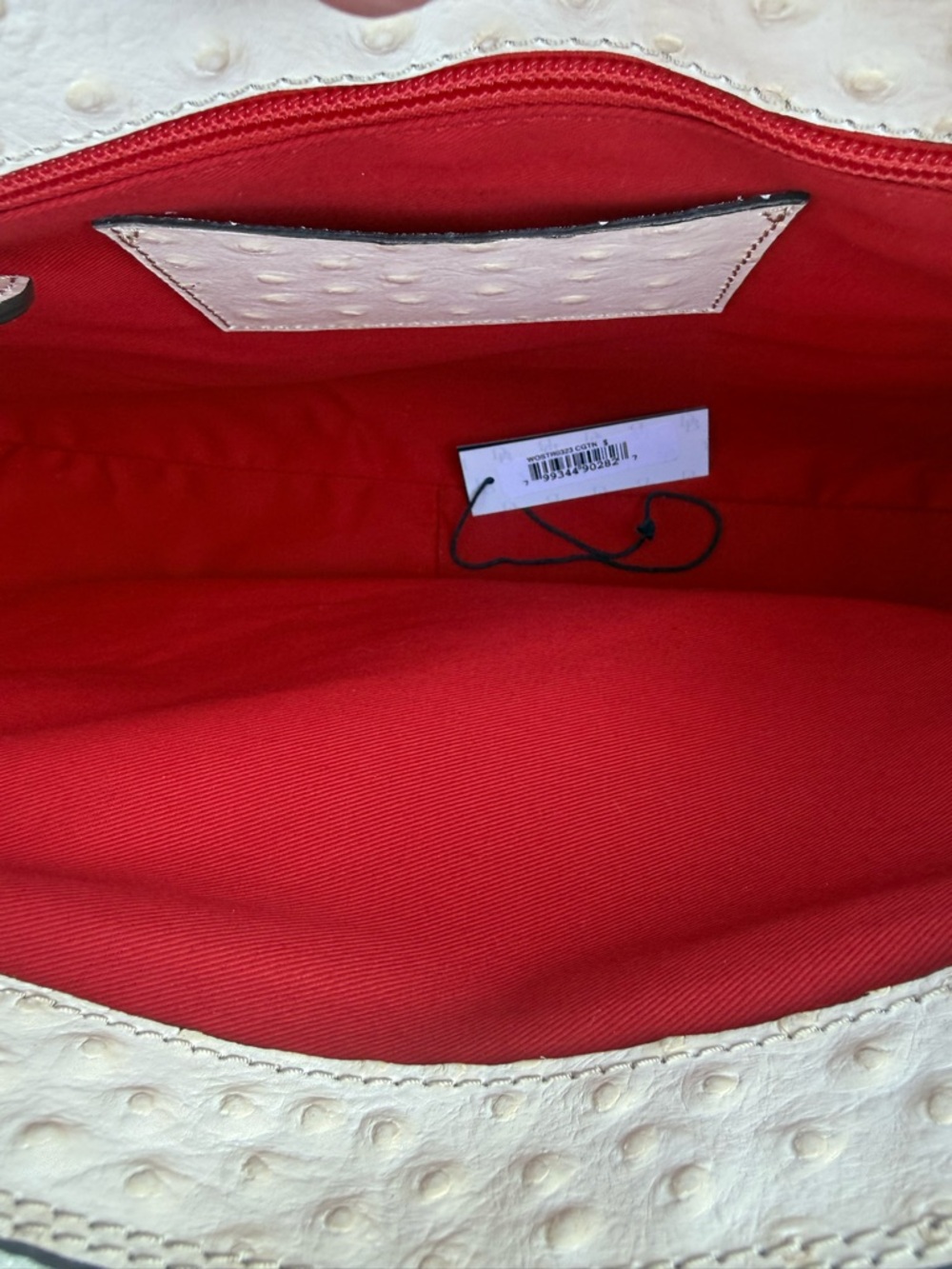 Dooney & Bourke Ostrich Alto Camilla in excellent condition. - Picture 5 of 5